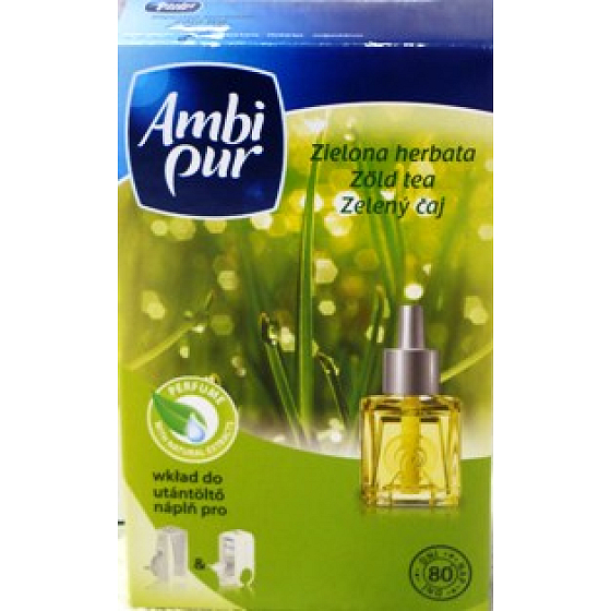 Ambi Pur Zelený čaj elektrický osvěžovač vzduchu náhradní náplň 7 ml