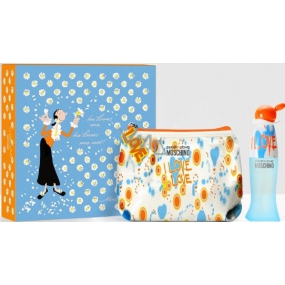 Moschino I Love Love toaletní voda 50 ml + toaletní taštička, dárková sada