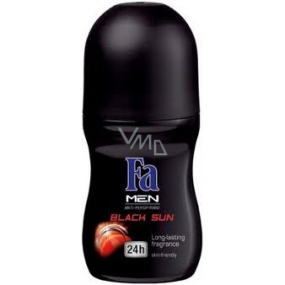 Fa Men Black Sun kuličkový deodorant roll-on pro muže 50 ml