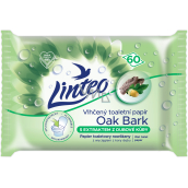 Linteo nawilżany papier toaletowy z ekstraktem z kory dębu, 60 szt.