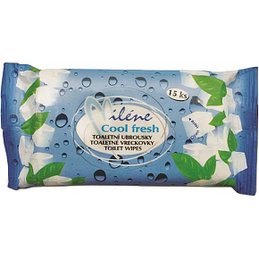 Miléne Cool Fresh chusteczki nawilżane, 15 szt.