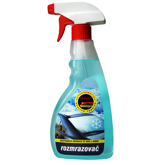 Tempo rozmrazovač do usuwania szronu z szyb, światło, lusterko, do odblokowywania zamarzniętych zamków 500 ml