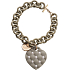 Ops! Objects Matelassé Pearl Bracelet náramek OPSBR-182 hnědošedá