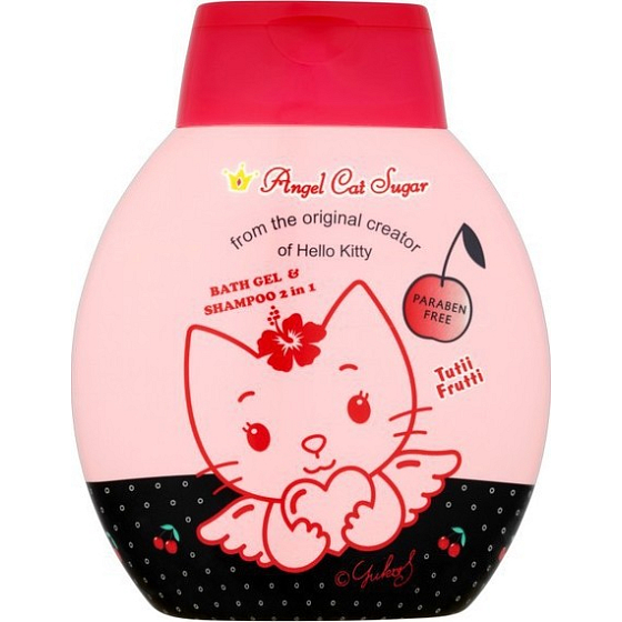 La Rive Angel Hello Kitty Tutti Frutti 2v1 šampon a koupelové mléko pro děti 250 ml