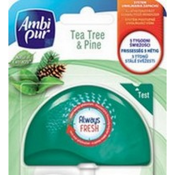 Ambi Pur Tea Tree & Pine Wc blok tekutý závěs náhradní náplň 55 ml