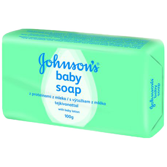 Johnsons Baby Mléko toaletní mýdlo pro děti 100 g