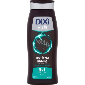 Dixi Mężczyźni 3w1 Aktywny relaks żel pod prysznic 400 ml
