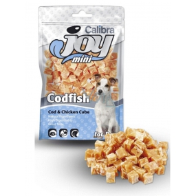 Calibra Joy Classic Treska a kuře kostky doplňkové krmivo pro psy Mini 70 g