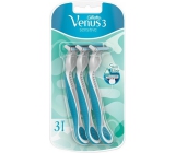 Gillette Venus 3 Sensitive golarka awaryjna 3 sztuki dla kobiet