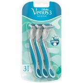 Gillette Venus 3 Sensitive golarka awaryjna 3 sztuki dla kobiet