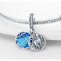 Zawieszka ze srebra próby 925 Harry Potter - Patron Snape'a w postaci jelenia, 2w1 charms do bransoletki