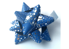 Niekupna Gwiazdka środkowa luksusowa Niebieska 6,5 cm