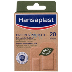 Hansaplast Green & Protect zrównoważony opatrunek tekstylny 20 sztuk