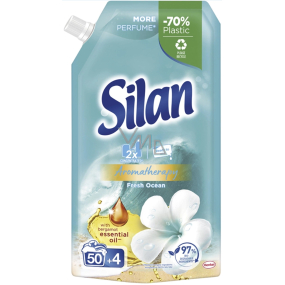 Silan Aromatherapy Fresh Ocean skoncentrowany płyn do płukania tkanin doypack 54 dawek 594 ml