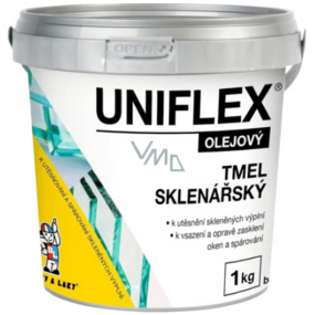 Uniflex sklenářský tmel 1 kg Uniflex sklenářský tmel 1 kg