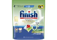 Finish Powerball Ultimate 0% Deep Clean & Shine tablety do myčky 100 ks