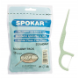 Spokar Wykałaczki dentystyczne z nicią plastikowe, torebka 50 sztuk