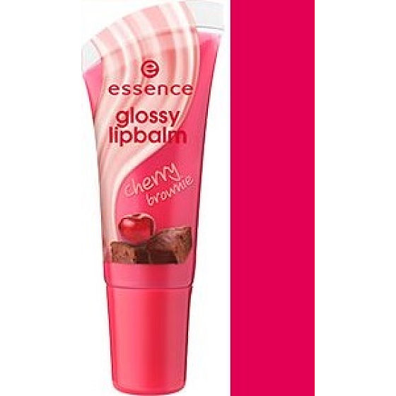 Essence Glossy Lipbalm balzám na rty s leskem 03 Cherry Brownie 8 ml
