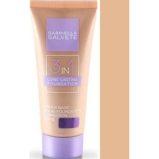 Gabriella Salvete Long Lasting Foundation 3v1 SPF15 make-up 02 Cream 30 ml