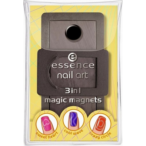 Essence Nail Art 3v1 Magnets magnety 01 Keep It Secret! 3 kusy