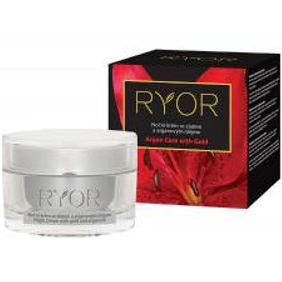 Ryor Argan Care z złotem i olejem arganowym Krem na noc 50 ml
