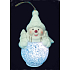 Sněhulák svítící LED 12 cm, 1 kus