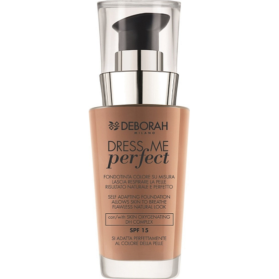 Deborah Milano Dress Me Perfect Foundation SPF15 make-up 04 Apricot 30 ml
