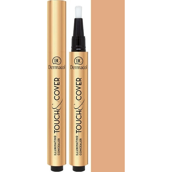 Dermacol Highlighting Click Concealer Touch & Cover rozjasňující korektor v peru 03 3 ml