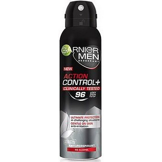 Garnier Men Mineral Action Control + Klinicznie testowany antyperspirant dezodorant spray dla mężczyzn 150 ml