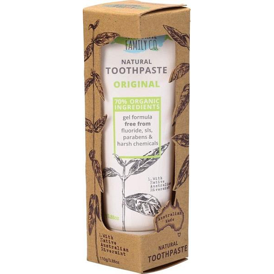 The Natural Family Co. Original Bio přírodní zubní pasta pro svěží dech 110 g
