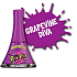 Bo-Po Lak na nehty slupovací tmavě Tmavě fialový s vůní Grapevine Diva pro děti 5,5 ml