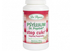 Dr. Popov Psyllium Stop Cukr kapsle 120 sztuk 104 g