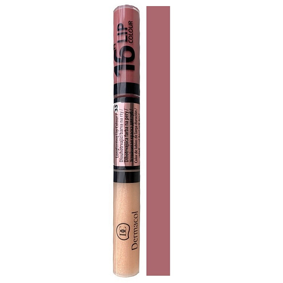 Dermacol 16H Lip Colour dlouhotrvající barva na rty 33 3 ml a 4,1 ml