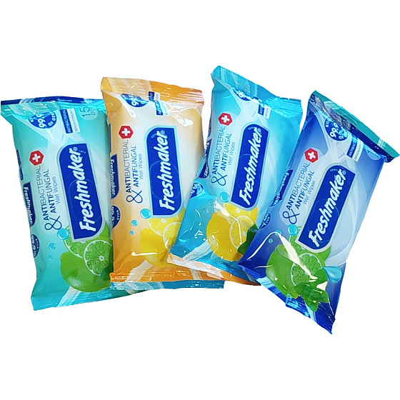 Freshmaker Antybakteryjne chusteczki nawilżane 15 sztuk
