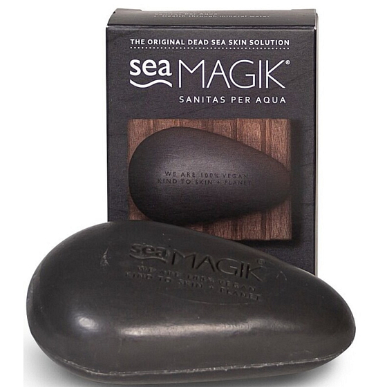 Sea Magik Skin Solutions Black Mud błotne mydło do oczyszczania twarzy 100 g