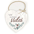 Drewniana tabliczka Serce dla swojego serca 15 x 15 x 0,6 cm