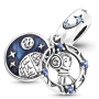 Charm Srebrny 925 Marvel Star Wars Księżniczka Leia 2w1, zawieszka na bransoletkę