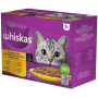 Whiskas Drůbeží hody ve šťávě kuře, kachna, drůbež, krůta kapsičky ve šťávě 12 x 85 g