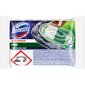 Domestos 3w1 Power Pine uzupełniający wkład do bloku WC, 35 g