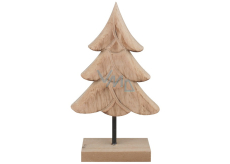 Stromek drewniany na postawienie naturalny 12 x 20 cm