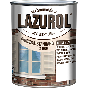 LAZUROL Oknobal Standard farba do okien S2015, biała, 600 ml