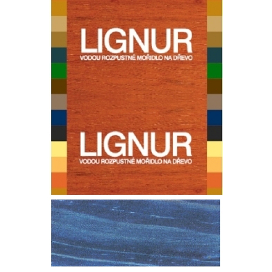 Lignur modré vodou rozpustné mořidlo na dřevo 40 g