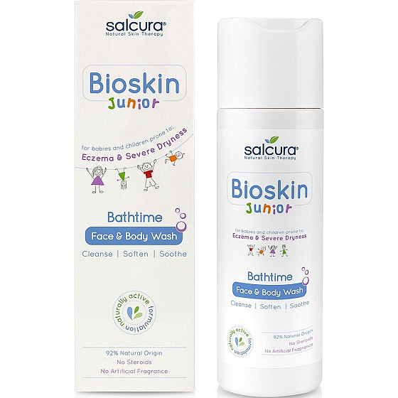 Salcura Bioskin Junior mycí gel na obličej a tělo pro děti od 3 měsíců 200 ml