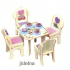 Mini Dream Home Dřevěné puzzle nábytek snů 03 Jídelna 20 x 15 cm
