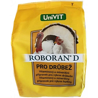 Roboran D dodatek do paszy dla kur, kurczaków, indyków, perlic, kaczek i gęsi, 1 kg