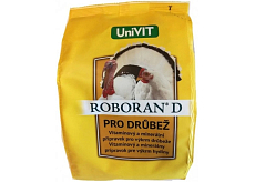 Roboran D dodatek do paszy dla kur, kurczaków, indyków, perlic, kaczek i gęsi, 1 kg
