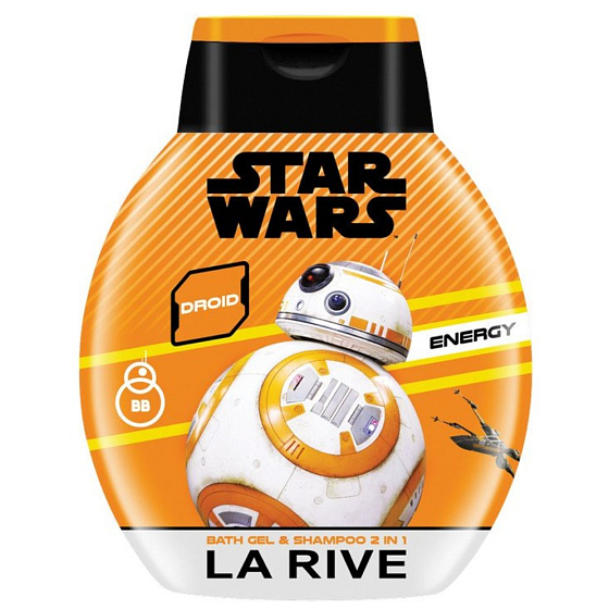 La Rive Star Wars Droid Energy 2v1 sprchový gel a šampon pro muže 250 ml