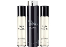 Chanel Bleu de Chanel woda perfumowana dla mężczyzn 3 x 20 ml komplet, zestaw