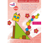 Ditipo Stíratelný sešit Barvy, tvary 4-6 let 16 stran 215 x 275 mm