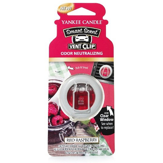 Yankee Candle Red Raspberry - Červená malina vonný klip do ventilace